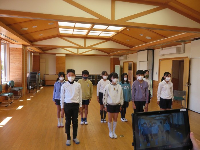 後期認証式 川越町立川越北小学校