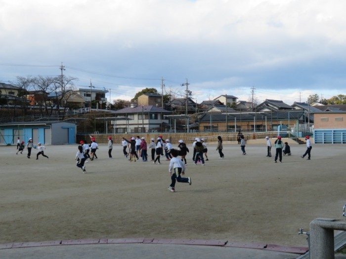 冬の休み時間 川越町立川越北小学校